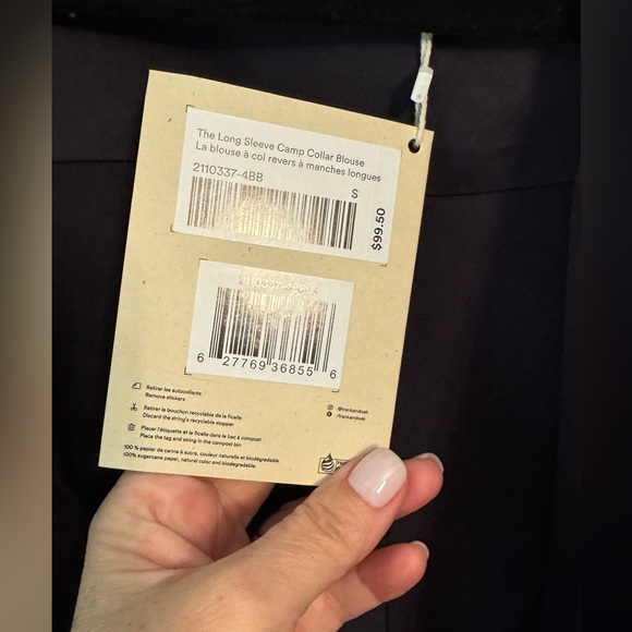 NWT silk blouse SOLD - Picture 2 of 5